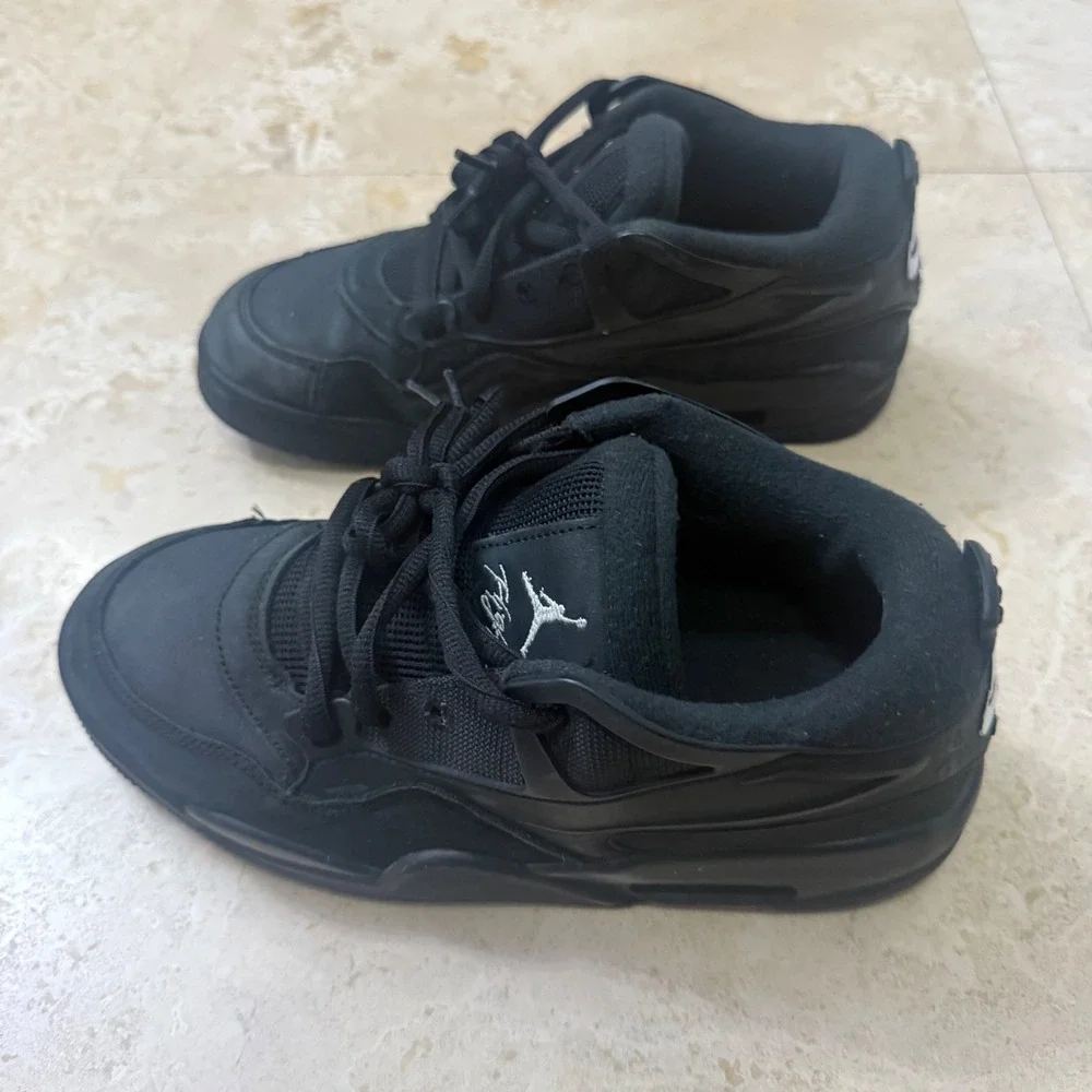 Jordan Air Jordan 4 RM Black Cat Kids Sneakers FQ7938-004 Black Youth Size 7Y
